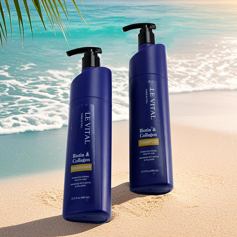 2pcs Shampoo - Biotin& Collagen 400ml