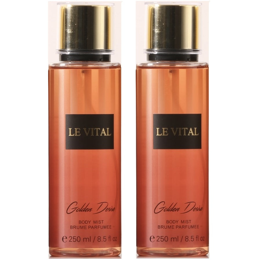 2pcs-Body Mist - Golden Desire