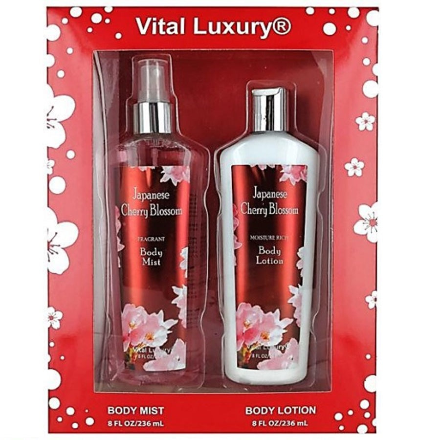 Vital Luxury-Japanese Cherry Blossom 2 piece gift box