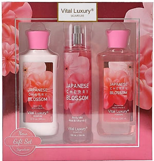 3-piece gift set Vital Luxury-Japanese Cherry Blossom